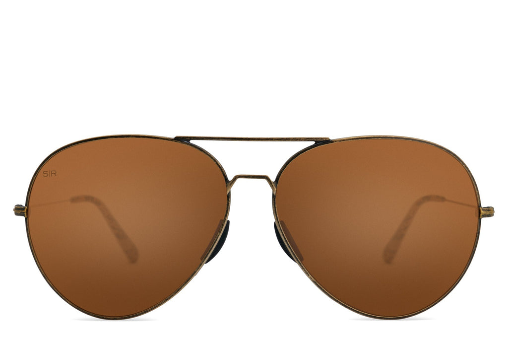 Tangle Free Aviator - Snakeskin Polarized