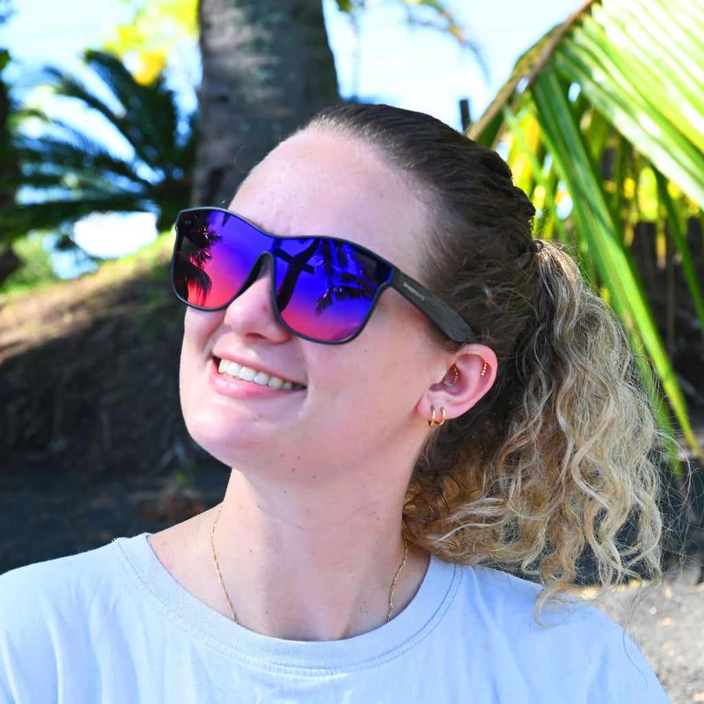 HighRise - Black Mirage Timber Polarized