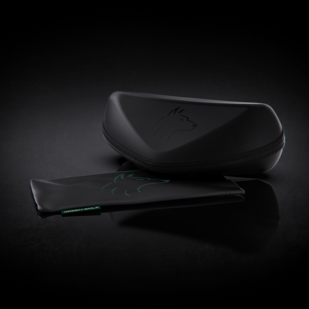 Green Wolf Ace - Black Glacier