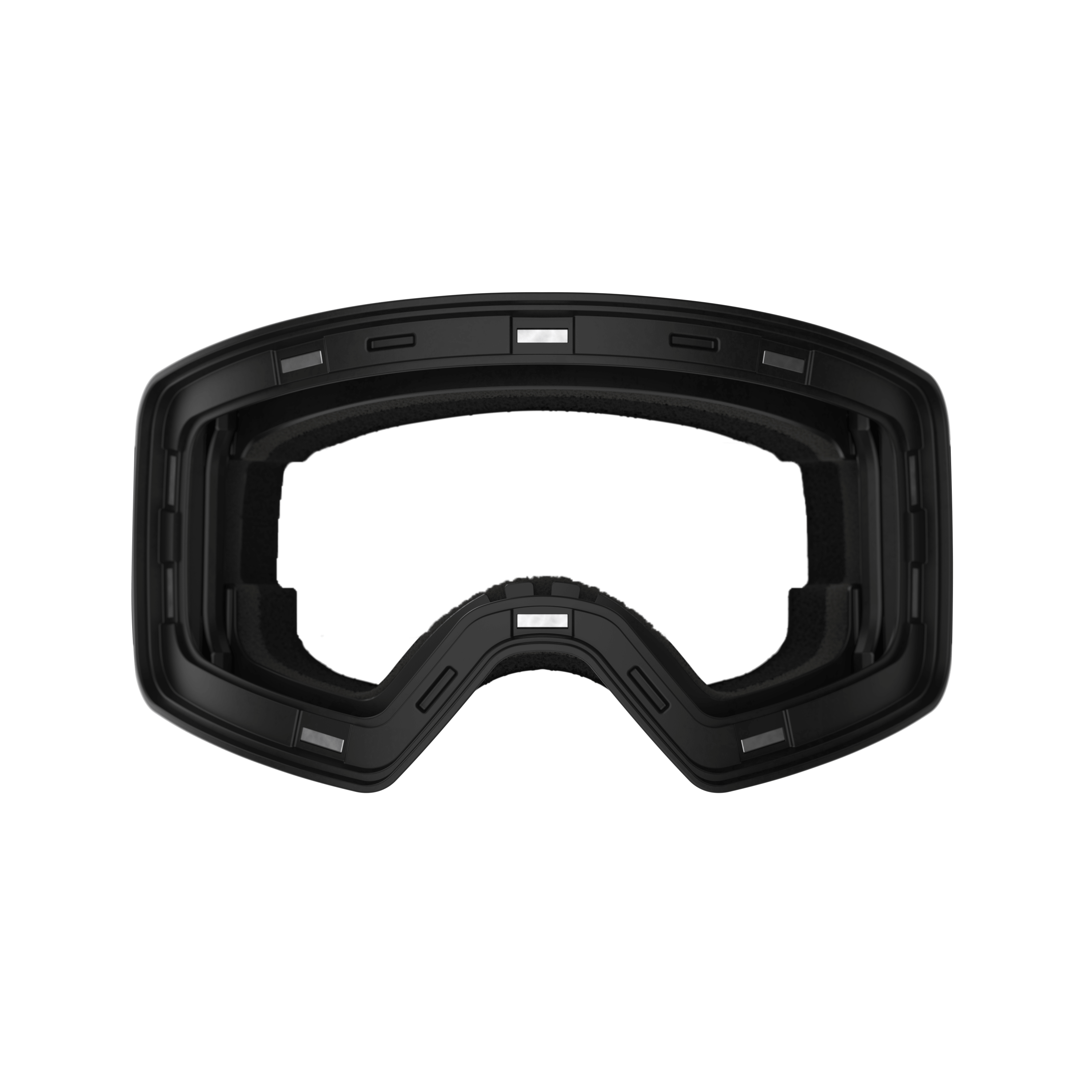 Frontier Snow Goggle - Black Magnetic Frame + Strap (Lens Not Included) - Customize
